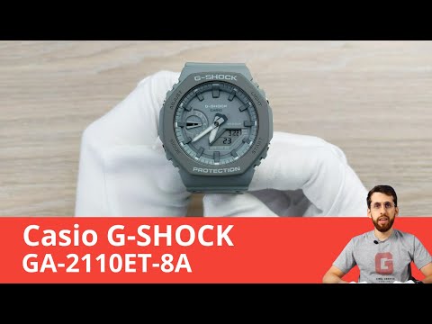 Стильные серые G-SHOCK / Casio GA-2110ET-8A