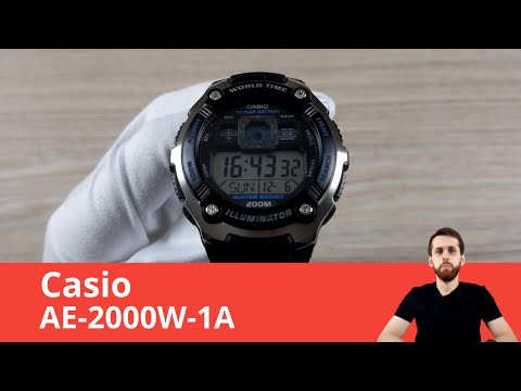 Обзор часов Casio Illuminator AE-2000W-1A