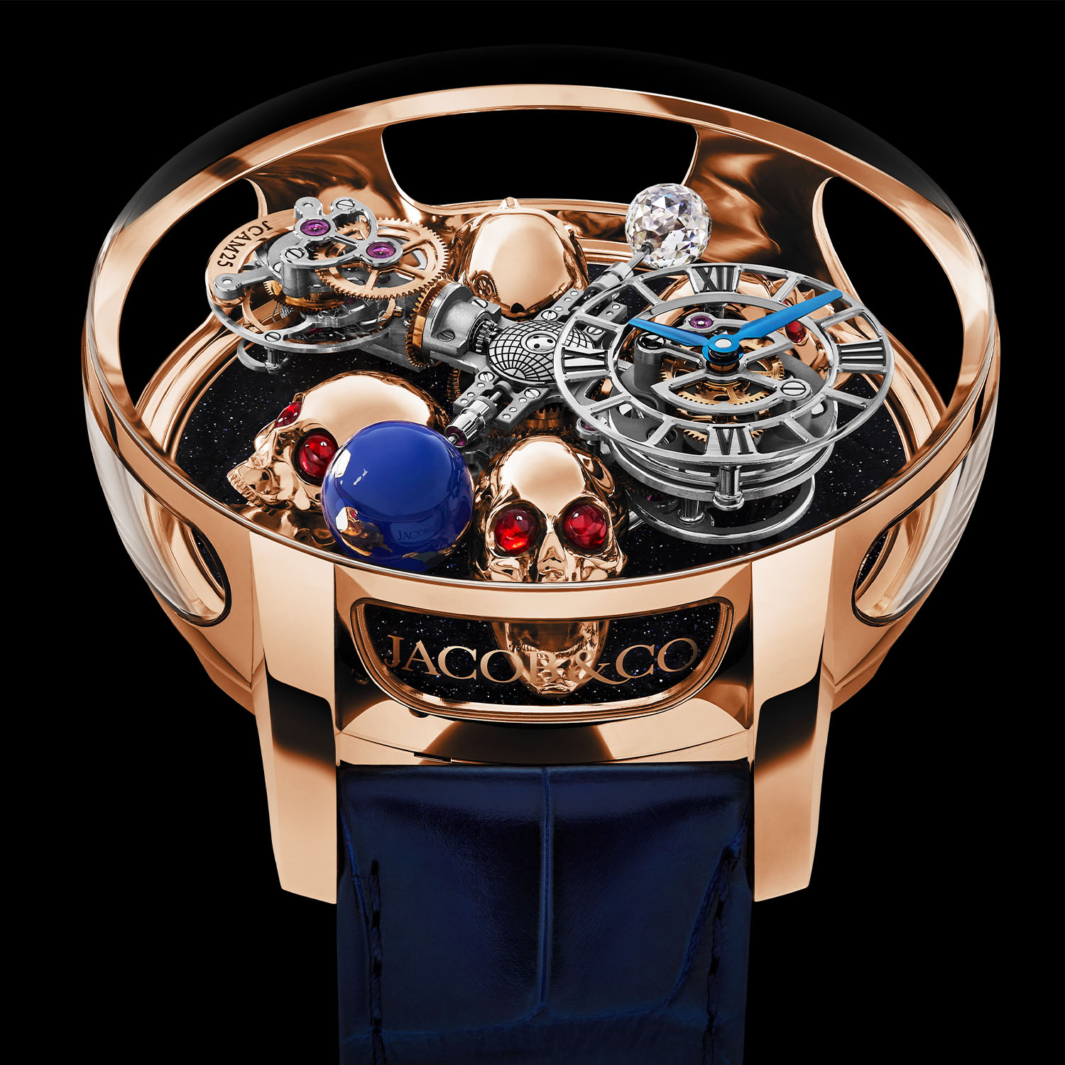 Jacob Co. Astronomia Tourbillon Art Static 4 Skulls