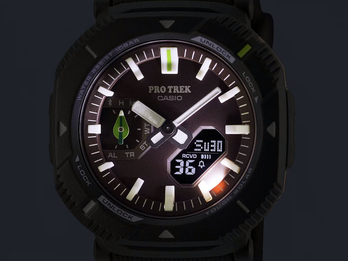 Pro Trek PRJ-B001NJ-3 и NACS-J: лягушка Пиклз на самом лёгком Pro Trek