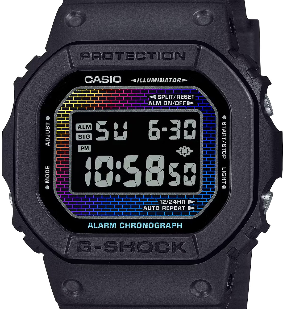 Casio G-Shock DW-5600RW-1 — основа чёрной версии Kochi United SC 2025 года