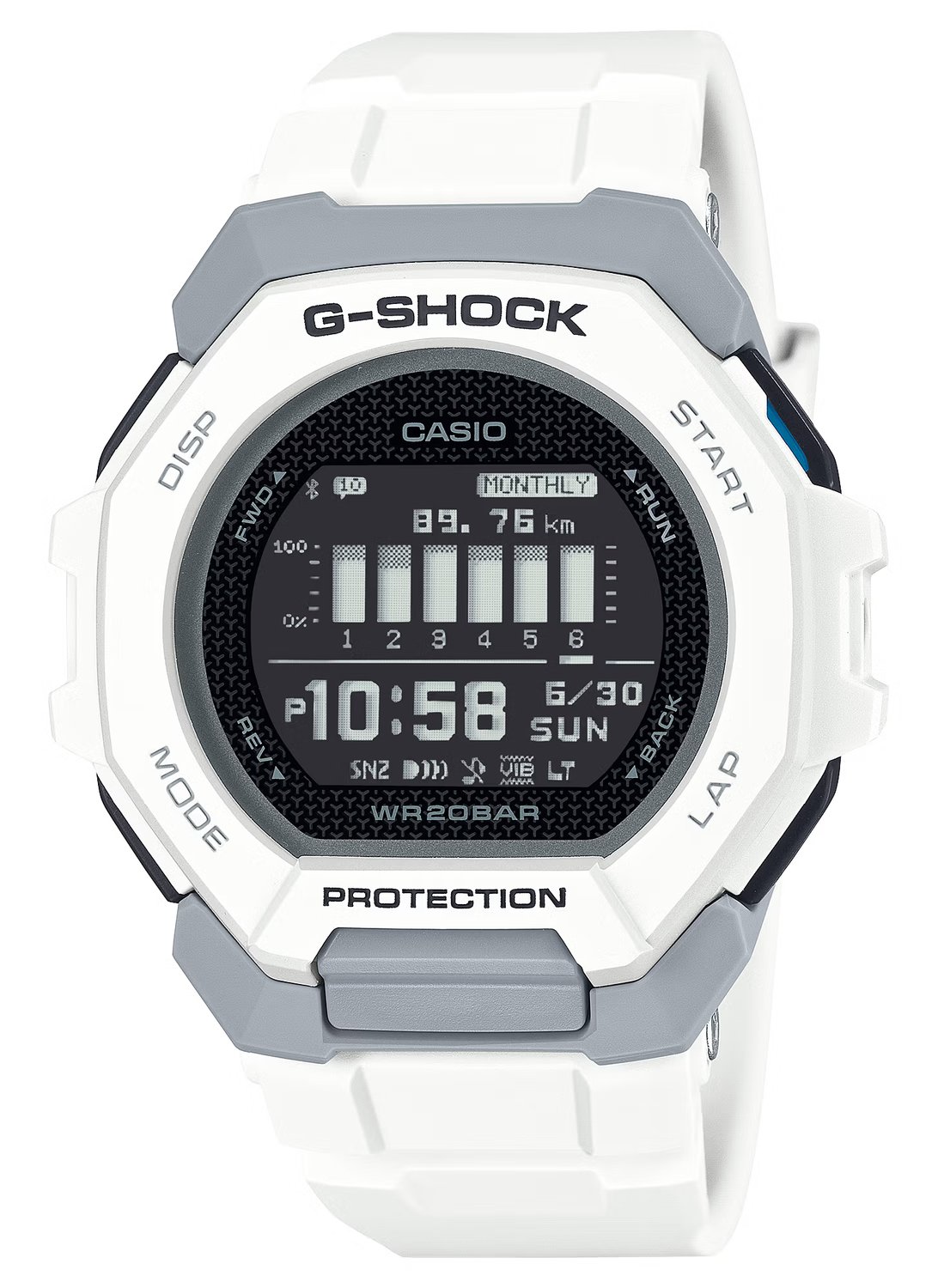 Белая G-Shock GBD-300-7