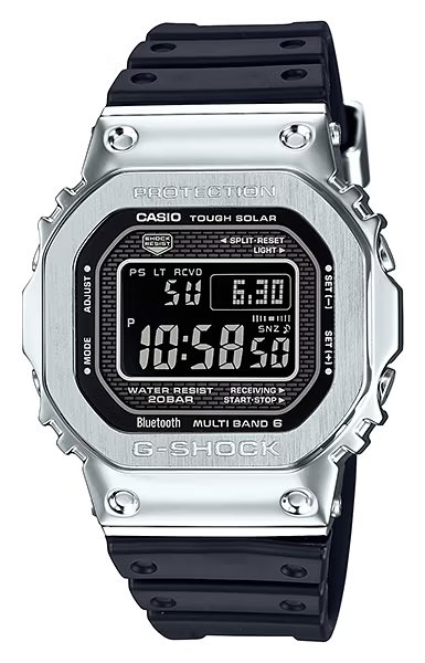 GMW-B5000-1 — версия со стальным корпусом и полимерным ремешком