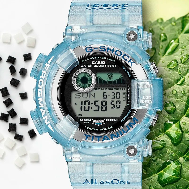 G-Shock ICERC 2026: голубой Frogman GW-8202K-2 и октагон GA-B2100KB-2A с китом