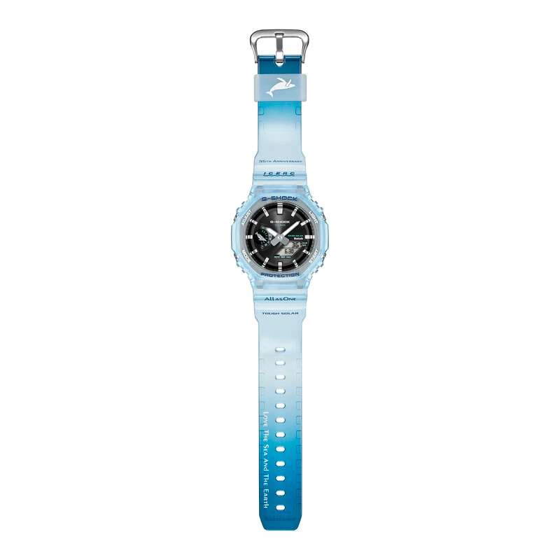 G-Shock ICERC 2026: голубой Frogman GW-8202K-2 и октагон GA-B2100KB-2A с китом