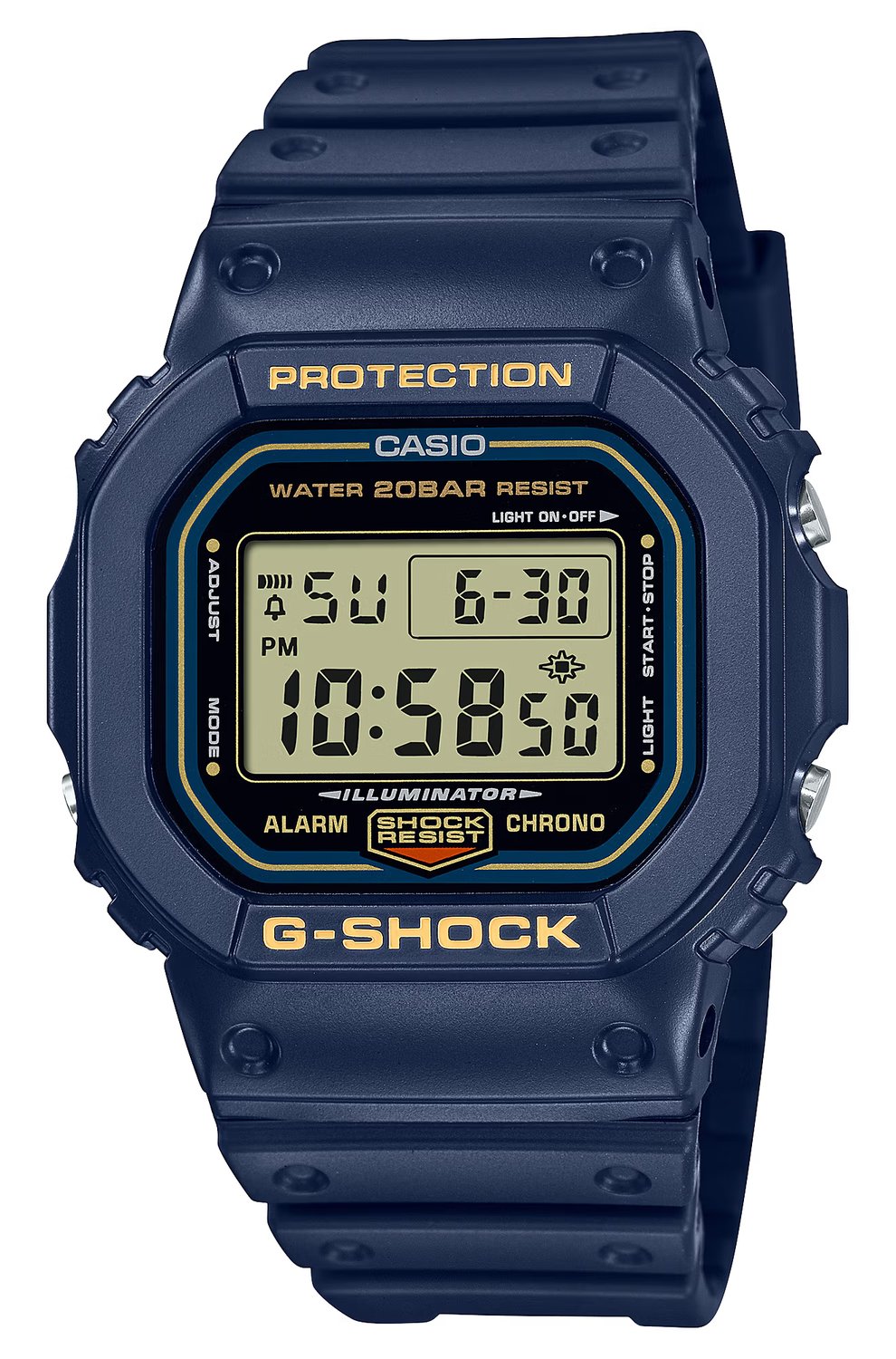 DW-5600RB-2 из той же серии DW-5600, но с модулем 3229 и электролюминесцентной подсветкой