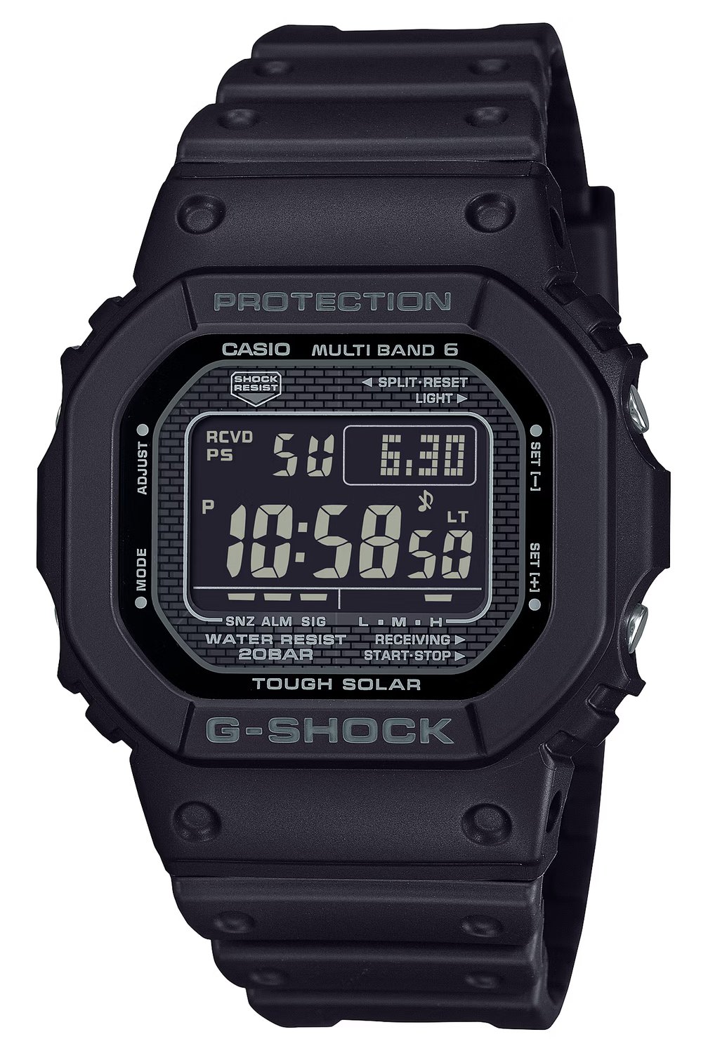 GW-5000HS-1 с негативным дисплеем и безелем из биопластика